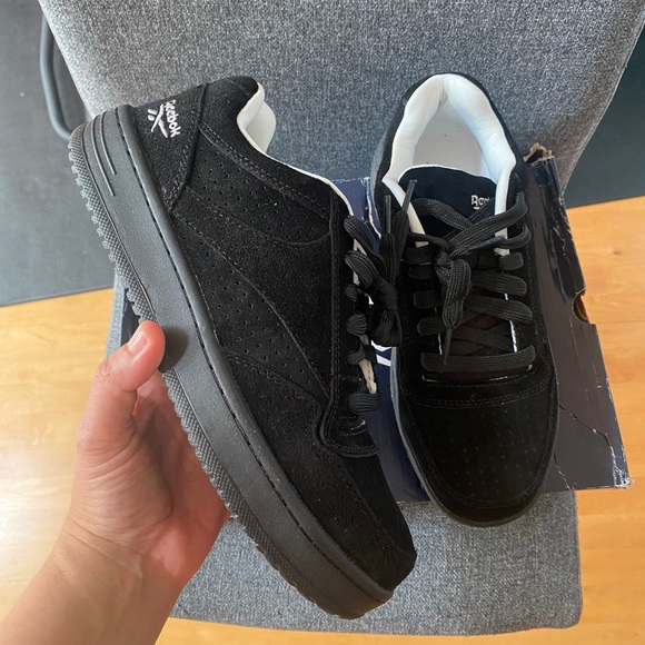 REEBOK Black Suede Soyay Work Shoes - Picture 6 of 11